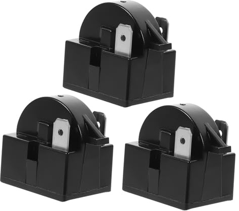 DOITOOL 3pièces Lot de Relais de Démarrage pour Réfrigérateur et Protection les Surcharges pour Compresseur de Réfrigérateur