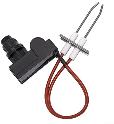 Zündspule Hausteile Zündfunkengenerator Ersatzset für Gasgeräte Grill Kamin Ofen Heizung mit hitzebeständigem Kabel