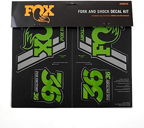 FOX Racing Shox AM Heritage Decal Kit for Fork and Shock green 2021 biking DVD's