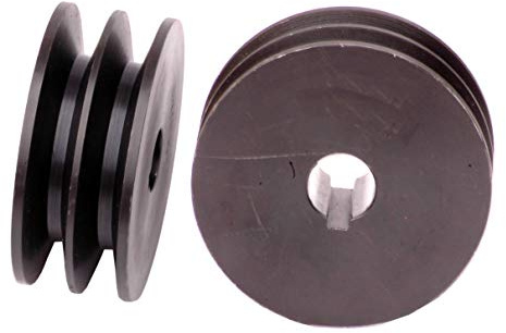Pro-Lift-Werkzeuge Keilriemenscheibe: SPB 250 x 28 zweirillig Riemenscheibe 28mm Bohrung Elektromotor Welle 250mm Wirkdurchmesser
