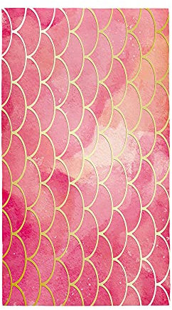 Highdi Microfaser Strandtuch Groß, Waage Sommer Leicht Kompakt Schnelltrocknend Sandfrei Badetuch Sporthandtuch Strandlaken Reisehandtuch Picknickdecke für Erwachsene Kinder (Rosa,80x180cm)