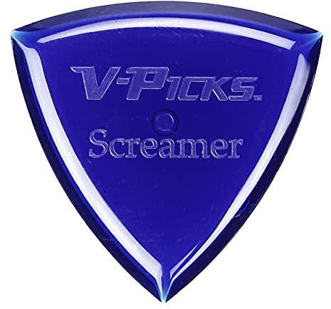 V-Picks »SCREAMER - GUITAR PICK« Plektren für Gitarre - 2.75mm - Farbe: Sapphire Blue, VPISCRPG