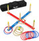 Ringwurfspiel Kinder Outdoor XXL - Toyfel Wurfspiel Kinder Outdoor & Indoor Ringe werfen Garten Spiele Ringwurfspiel FSC® Holz Wurfspiele für draußen Outdoorspiele Kinder - Kinderspiele Mitty Toss