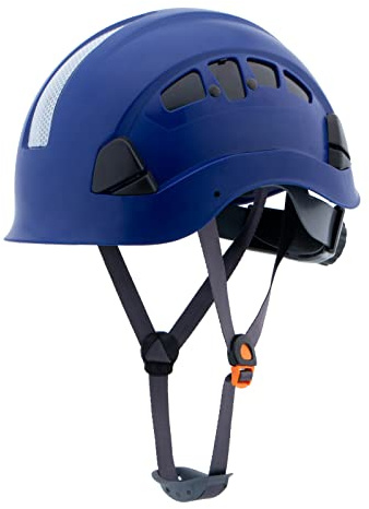 UNINOVA Hard Hats for Construction OSHA Safety Helmet 6 pt. Adjustable Suspension Cascos De Construccion ANSI Z89.1 Type I Class C Hardhats(S4 Blue)