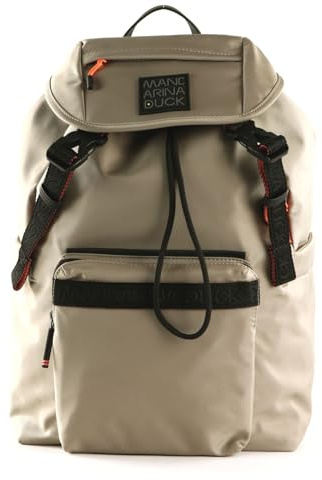 Mandarina Duck Warrior P10CXT02, Zaino, Unisex - Adulto Simply Taupe, 32x22x8 (L x H x W)