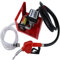 Bomba diésel autoaspirante de 230 V con 2 mangueras, bomba de gasoil 200 W, 50 L/min bomba de trasvase de gasoil