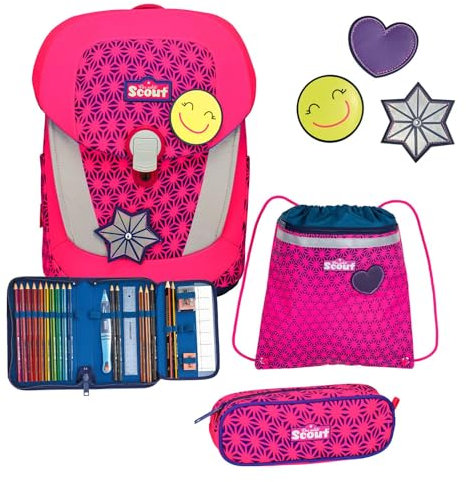SCOUT Neon Safety Sunny II Set 4-teilig Pink Glow