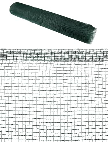 IlGruppone Rotolo Rete Antigrandine A Doppia Trama Extra Rinforzata Antistrappo Lunghezza 10 Metri Varie Altezze Ammortizzante di Facile Installazione Protezione Auto Orti Coltivazioni - 4.0x10Metri