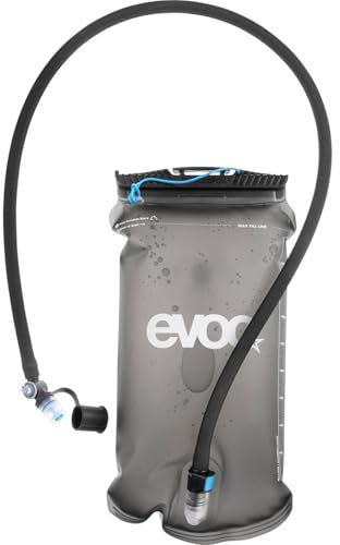 EVOC HYDRATION BLADDER 2 INSULATED Trinkblase (auslaufsicherer Trinkbeutel mit isoliertem Schlauch, BPA- & PVC-frei, leicht zu reinigen), Carbon Grey