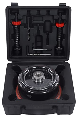 Pipe Hole Cutter, Pipe Hole Saw Set High Speed Steel Hole Opener Positioning Center Drill Set with Dust Cover, Hole Opener, Hole Saw Sets