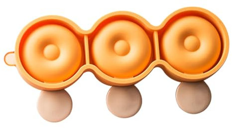 PHENOFICE Eisform Für Am Stiel Donutform Aus Silikon Eismaschine Zum Basteln Küchenform Für Lebensmittel Leicht Zu Reinigen Und Verstauen
