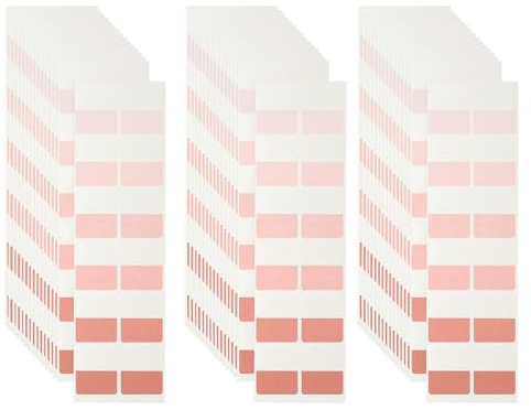 PATIKIL 360 Stück Rosa Kleberegisterkarten Tab Marker, 24 x 31mm Halbtransparente Haftstreifen zum Markieren von Büchern und Texten - Leicht entfernbar, rückstandslos, papierschonend