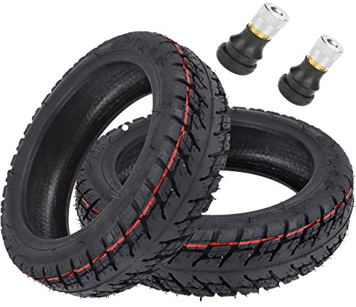 60/70-6,5 Offroad-Reifen Zubehör Ersatzreifen für Ninebot Max G30 Scooter, Rutschfester Schlauchlose Reifen, Verdickt Gummireifen (2pcs)
