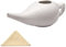 Ceramic Neti Pot Large Durable Handcrafted Nasal Cleaning Cup for Sinus & Congestion Relief Leakproof Dishwasher Safe - Sinus Rinse Neti Pot with Cotton Napkin (White)