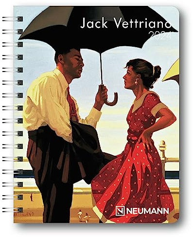 Jack Vettriano 2024 - Diary - Buchkalender - Taschenkalender - Kunstkalender - 16,5x21,6: Diary
