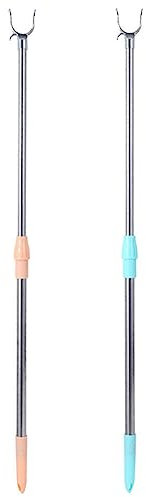 Cabilock Reach Wäscheleine Pole Einziehbare Kleidung Pole Einfach Zu Justieren Ausziehbar