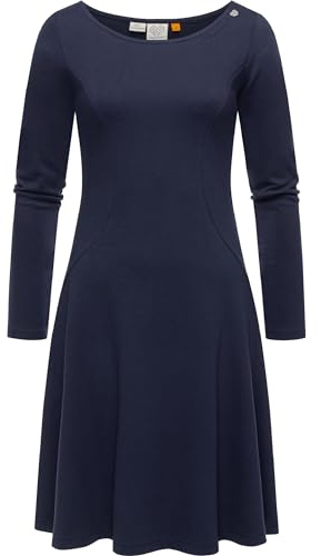 Ragwear Damtröja, tröjklänning, långärmad sweatklänning, vinterklänning, Appero XS-XXL, marinblå, M Lång