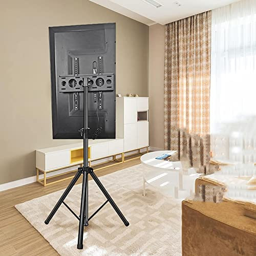 TV Wall Mount' Mesa para TV, Soporte De Piso para Trípode para TV Multifunción, Soporte para TV De Piso con Pantalla Ajustable En Altura con 400x400 Mm, Soporte para TV Inclinable Portátil para