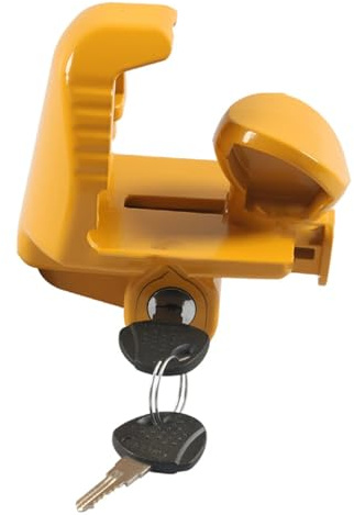 Getdoublerich Anhängerkupplungsschloss für 4,8 cm, 5,1 cm und 6,4 cm Kupplungen – verstellbarer Messing- und Zink-Zylinder, Gehäuse aus Aluminiumlegierung, rostbeständig, hebelsicheres