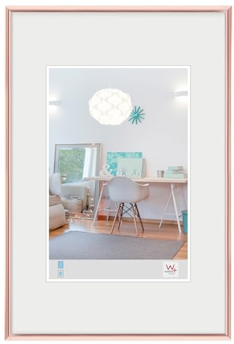 walther design Bilderrahmen 40x50 cm rosegold Kunststoffrahmen New Lifestyle KV050Y