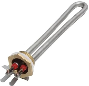 élément chauffant tubulaire, Élément chauffant électrique 1 pouce/DN25 for Tube de fontaine d'eau de chauffe-chaudière(220V,1000W 150mm 201SUS)
