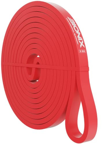 Bionix Resistance Bands - Pull Up Assistance Bands Set for Calisthenics, Muscle Toning, Yoga, Strength Training, Powerlifting Equipment- Stretch Bands for Exercise- Gym Fitness Bands for Men and Women