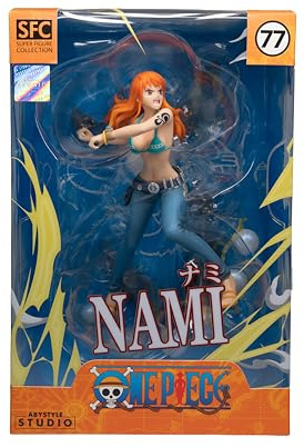 ABYstyle Studio – Figurine One Piece Nami – Produit Officiel – Statue Premium – Finitions Haute Qualité – Pièce de Collection