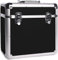 Vinyl LP Storage Box | 12 Record Case | Heavy Duty Lockable Aluminium Box | Vinyl Record Storage | Large Capacity Holds Upto 50 | DJ Metal Case (Black)