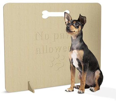 Barrera de madera independiente para perros, hogar, escaleras, puertas, tope para mascotas (60 x 75 cm, perros medianos)