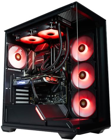 PJ DIGITAL STORE TITANO V4 - Pc gaming Ryzen 7 9800X3D, Rtx 5080 16Gb, Ram 32Gb DDr5 6000 Mhz, Ssd NVMe 2000Gb, Dissipatore a liquido 360mm, Windows 11 Pro, Pc desktop gaming, fino a 5,20 ghz