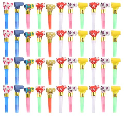 Kisangel 150 Piezas De Matracas Para Fiestas Infantiles Silbatos De Juguete Para Silbatos De Colores Divertidos Para Cumpleaños