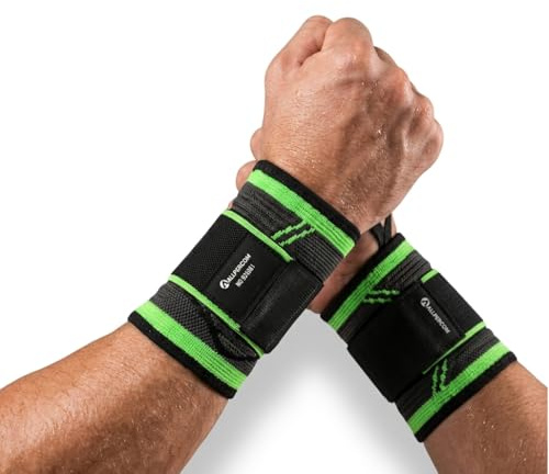 Genérico Muñequera Deportiva de Compresión Elástica Transpirable - Banda Cómoda y Ajustable para Muñeca Durante la Actividad Física | Tejido Suave Hipoalergénico Unisex - Apta para Ambas Manos