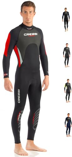 Cressi Morea Wetsuit Full Black/Red Man L/4