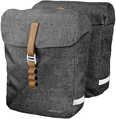 Racktime Doppelpacktasche Heda Doppeltasche Dust grau 24,5L 0200-001 404+Flicken