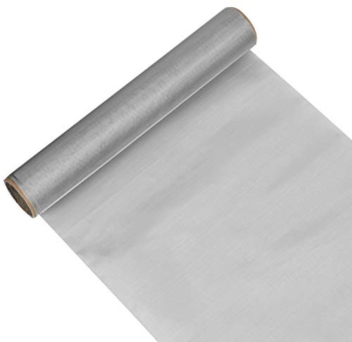 Grille Métallique Fine Maille 200 Mesh TIMESETL 30 x 100 cm Tissu de Treillis métallique, Maille d'acier Inoxydable Grille de Filtration en Feuilles Grille Tamis Filtre d'écran