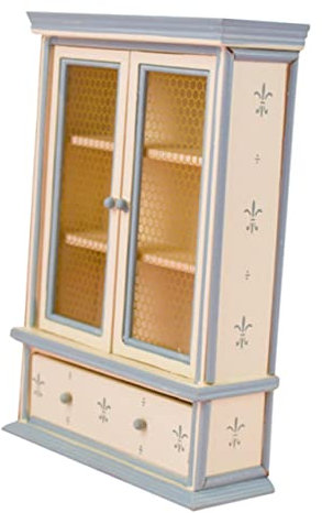 Abaodam 1stk Puppenstuben-bücherregal-Schrank-Modell Maileg Esstisch Miniatur-bücherregal Möbel Für Arbeitszimmer Miniatur-puppenstubenmöbel Puppen Kleiderschränke Glas Holz Spielzeug Kind