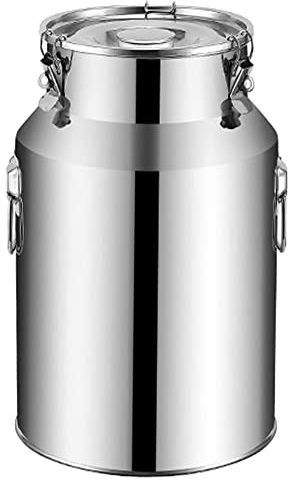 Cubo de acero inoxidable de gran capacidad para almacenamiento de granos, fermentación, transporte de leche, barril de almacenamiento de aceite, barril de transporte, contenedor multiusos