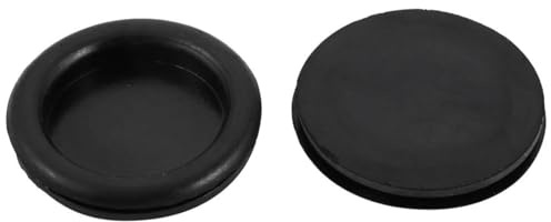 TA-VIGOR 2Pcs Rubber Blanking Grommet 50mm Cable Wire Gaskets Protector | Black Rubber Electrical Holes Wires Cables Protector for Cars, Boats, Pumps, Plumbing And Electrical Panels