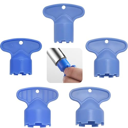5 Stück Wasserhahn Belüfterschlüssel Entfernung Strahlregler Wasserhahn Schlüssel Perlatoren für Wasserhähne Luftsprudler Montageschlüssel Armaturen für Bad Küche Spüle M16,5, M18,5, M21,5, M22,5, M24