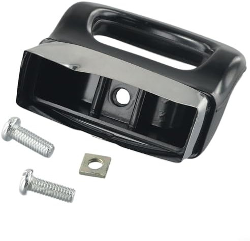 Paquete de 2 asas laterales de metal de baquelita para olla a presión, accesorios de repuesto para olla de leche, vaporera, color negro