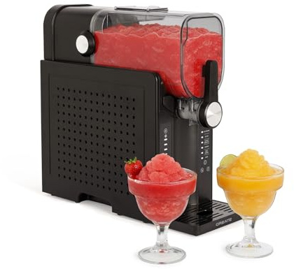 CREATE/SLUSH MAKER/Máquina de granizados y bebidas heladas/Capacidad de 2.6L. 6 programas pre-establecidos. control táctil. modo autolimpieza. bandeja antigoteo. fácil de transportar. 200W