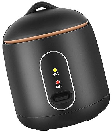 RASTKY Mini Cuociriso Domestico Piccolo Cuociriso per Dormitorio da 1,2 Litri, Facile da Usare, con Funzione di Conservazione del Calore Cottura Comoda e Rapida Plastica, Acciaio Inossidabile