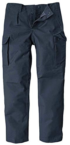 BW-ONLINE-SHOP, pantaloni tattici delle forze armate tedesche, pantaloni da campo originali in tessuto moleskin blu navy W50