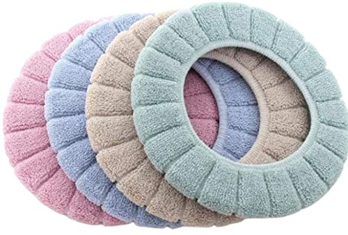 Guador Toilet Warmer Pad, 1 Pcs Warmer Soft Washable Toilet Seat Cover Thicken Toilet seat Cover Cushion Reusable Pads Toilet Accessories Soft Plush Bathroom