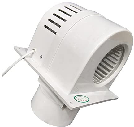 CGCSYZ Ventilador de ventilación Ventilador de Pared Turbina Extractor de Alta Potencia con válvula antirretorno y disipación de Calor porosa Extractor de baño e inodor(