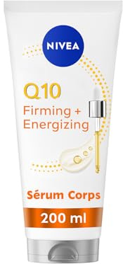 NIVEA Q10 - Serum Lait Corps Hydratant - Raffermit en 7 Jours & Revitalise la Peau - Q10, Acide Hyaluronique & Vitamine C - Texture Légère & Non Grasse - Tous Types de Peaux - 200 ml
