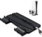 PS5 Ständer mit Zwei PS5 Controller Ladestation, 2 in 1 Ladestation für PS5 Controller und PS5 Standfuß für PS5-Konsole / PS5 Digital Edition Playstation 5 Zubehör