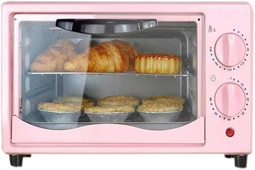 four mini four four à friteuse à air Mini four 12 L, four grille-pain multifonction à convection, grille-pain électrique, four grille-pain, four grille-pain, friteuse à air (couleur : rose) ( Color :