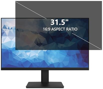 Koelaa Computer Blickschutzfolie 31.5 Zoll für 16:9 Seitenverhältnis Monitor, Anti Blaulicht Blendschutz Displayschutz, Abnehmbarer Blickschutzfolie-31.5 (16:9)