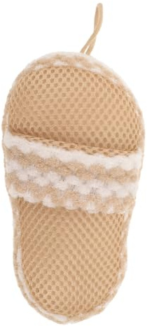 LOORGVEL Badeschwamm Duschschrubber Slipper-form Peeling Körperbürste für Erwachsene Sanft Exfolierend Platzsparend Weiche Textur für Badewanne Dusche
